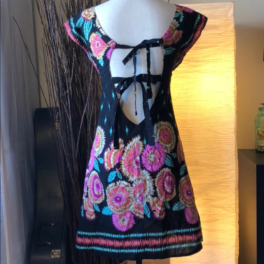 Floral Tie Back Dress